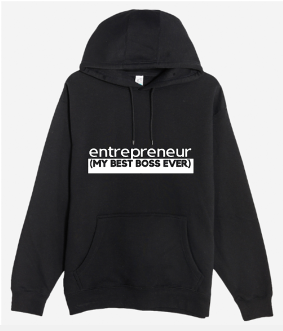 ENTREPERNEUR HOODIE BLACK